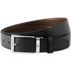 MONTBLANC BLACK/BROWN 35 MM REVERSIBLE LEATHER BELT,118436