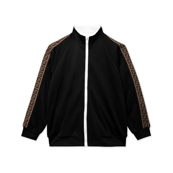 fendi tape logo sweatshirt