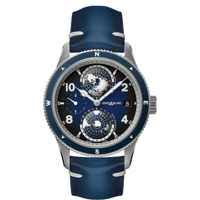 Montblanc 1858 Geosphere In Blue