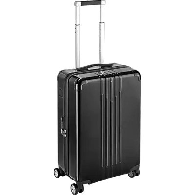 Montblanc #my4810 Light Cabin Trolley Suitcase In Black