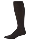 SAKS FIFTH AVENUE MEN'S COLLECTION WIDE RIB-KNIT CREW SOCKS,400099268360