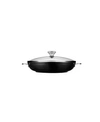 Le Creuset Toughened Nonstick Pro 4-quart Shallow Casserole/braiser & Glass Lid