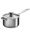 LE CREUSET 4-QT. SAUCEPAN WITH LID & HELPER HANDLE