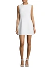 French Connection Sleeveless A-line Mini Dress In Coral Sand