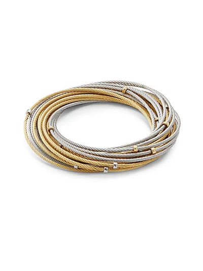 Alor Classique 18k Gold & Stainless Steel Multi-strand Bracelet