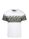 FENDI FF CAMOUFLAGE T-SHIRT,11377663