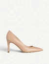 Lk Bennett Floret Pointed Leather Court Shoes In Bei-trench