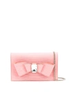 CASADEI BOW CRYSTAL SHOULDER BAG