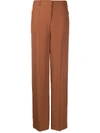 L'AUTRE CHOSE PLEATED DETAIL HIGH-WAISTED TAILORED TROUSERS