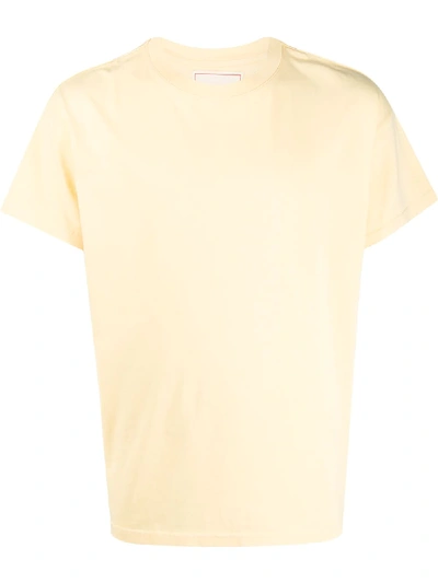 Jeanerica Marcel Crew Neck T-shirt In Yellow