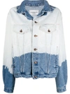 FORTE DEI MARMI COUTURE TWO-TONE DENIM JACKET