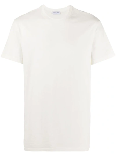 Ih Nom Uh Nit Plain Round-neck T-shirt In White