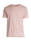 Sunspel Classic Crewneck Cotton Tee In Dusty Pink