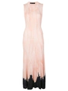 PROENZA SCHOULER PINK AND BLACK TIE-DYE DRESS,R2027409 KY183