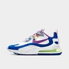 Nike Men's Air Max 270 React Easter Sneaker In White/purple Nebula In White