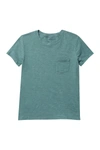 Madewell Crew Neck Pocket T-shirt In Steely Ocean