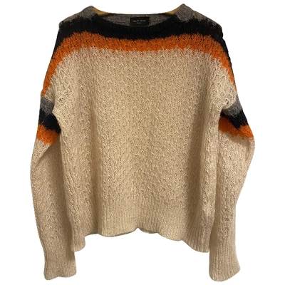 Pre-owned Roberto Collina Wool Jumper In White