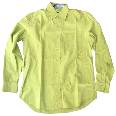 Pre-owned Burberry Shirt In Green