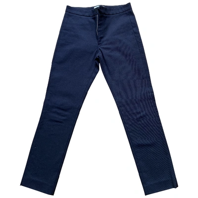 Pre-owned Isabel Marant Étoile Straight Trousers In Blue