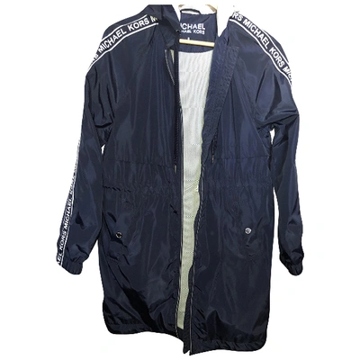 Pre-owned Michael Kors Jacket In Navy