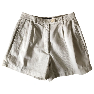 Pre-owned Aspesi Ecru Cotton Shorts