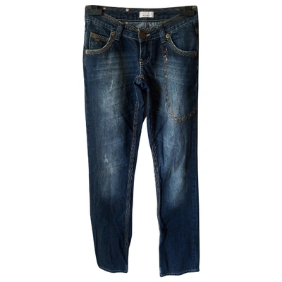 Pre-owned Pinko Slim Jeans In Blue