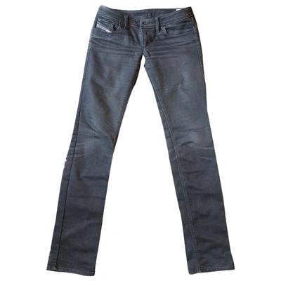 Pre-owned Diesel Slim Jeans In Black