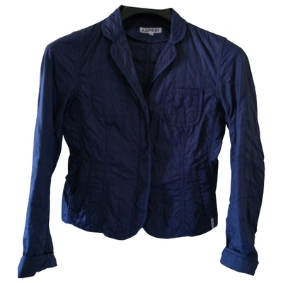 Pre-owned Aspesi Short Waistcoat In Blue