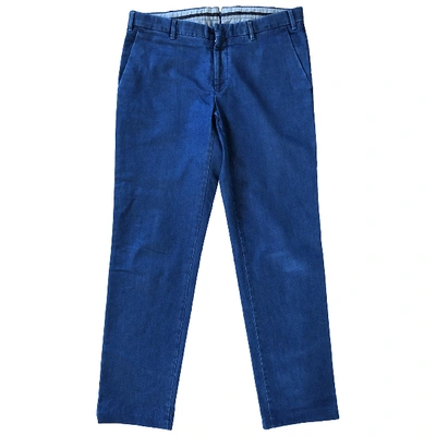 Pre-owned Ermenegildo Zegna Trousers In Blue