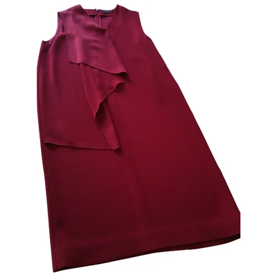 Pre-owned Joseph Mid-length Dress In Red