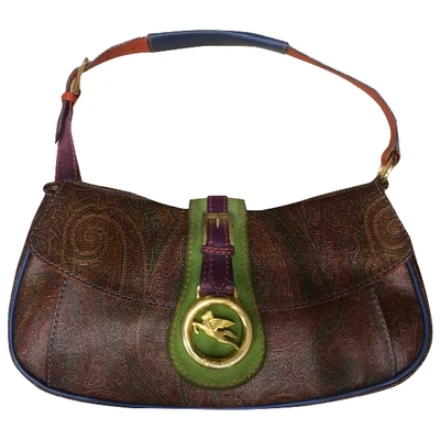 Pre-owned Etro Leather Handbag In Multicolour