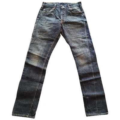 Pre-owned Levi's Straight Jeans In Blue