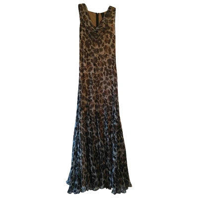 Pre-owned Vera Wang Long Silk Dress In Other