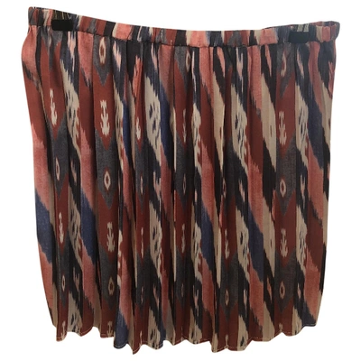 Pre-owned Isabel Marant Étoile Mini Skirt In Multicolour