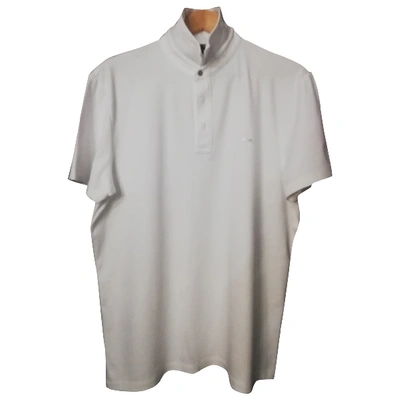 Pre-owned Michael Kors Polo Shirt In White