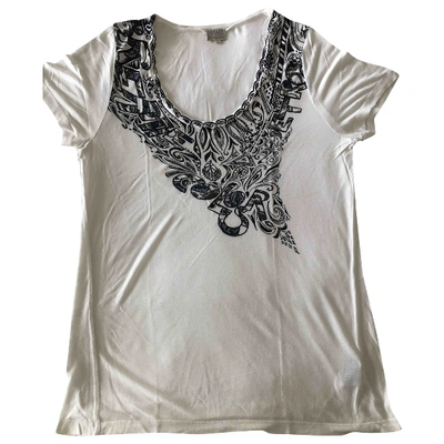 Pre-owned Browns White Viscose Top