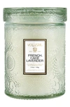 Voluspa Mini French Cade & Lavender Glass Candle 5.5 oz/ 156 G 1-wick Candle In French Cade Lavender