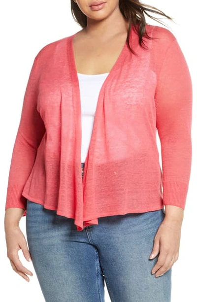 Nic + Zoe 4-way Lightweight Cardigan In Sed