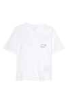 Vineyard Vines Boys' Vintage Whale Pocket Tee - Little Kid, Big Kid In White Cap