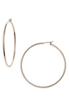 HALOGENR CLASSIC METAL HOOP EARRINGS,HAJA36HCSP19