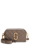 THE MARC JACOBS THE SOFTSHOT 21 QUILTED LEATHER CROSSBODY BAG,M0015419