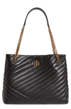 TORY BURCH KIRA CHEVRON QUILTED LEATHER TOTE,56757