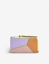 LOEWE PUZZLE LEATHER COIN CARDHOLDER,R02237411