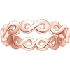 THOMAS SABO INFINITY 18CT ROSE GOLD-PLATED RING,633-10140-TR212441512