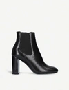 SAINT LAURENT LOULOU 95 LEATHER CHELSEA BOOTS,926-10004-1015300109