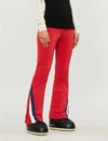 PERFECT MOMENT CHEVRON FLARED SHELL TROUSERS,146-3005204-W19W023