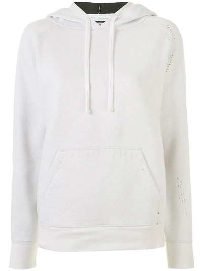 Iro Relaxed Fit Kangaroo Pocket Hoodie In White