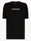 VETEMENTS VETEMENTS POSTAGE LOGO COTTON T-SHIRT,SS20TR305161015245086