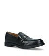 BURBERRY LEATHER EMILE LOAFERS,14854186