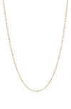 BONY LEVY 14K GOLD TWISTED CHAIN NECKLACE,FLP22737Y